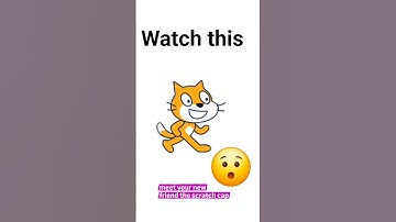 Scratch animation in 10 seconds 🔥😯 #scratch #tutorial #beginners #animation #shorts