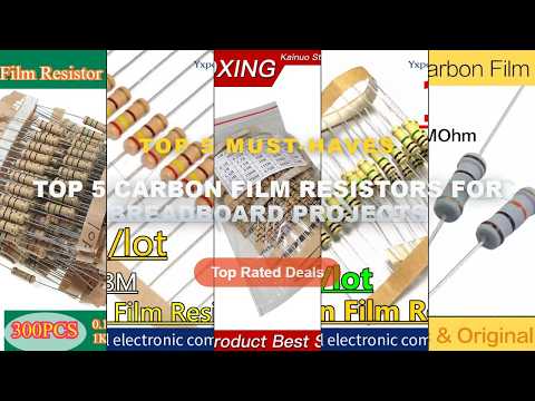 Top 5 Best Top 5 Carbon Film Resistors For Breadboard Projects (Must Have!) - 500Pcs 1W 5% Carbon Fi