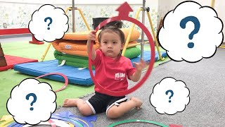 お片付けする３歳児in体操教室！【ゆうひなた】