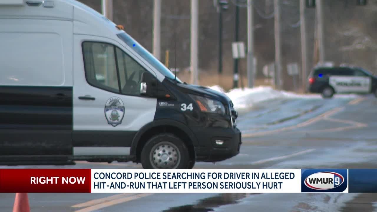 Concord police search for driver in alleged hit-and-run that injured ...