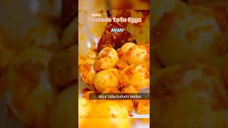 Spicy Balado Tofu Egg Chili Sauce #food #cooking #cookingvideo #spicyfood #asianfood