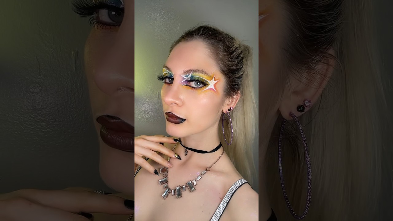 Pride makeup transformation 🌈 