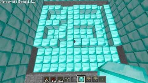 Minecraft scrolling piston display. (1 x 1 Pixels!) V2