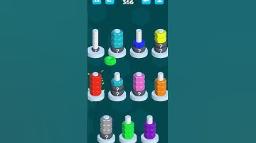 #nutsort hard blind level 366 challenge complete #games #howtocompletelevel366