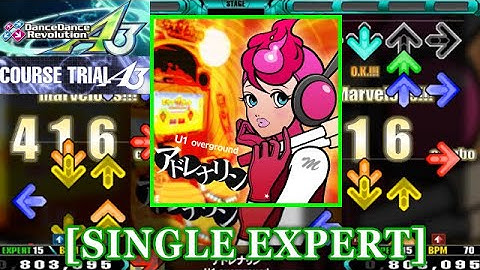 【DDR A3】 アドレナリン(Adrenaline) / U1 overground [SINGLE EXPERT] 譜面確認+Clap