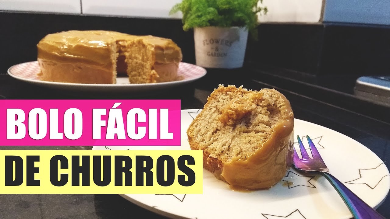 BOLO SIMPLES DE CHURROS UMA DELÍCIA!!!