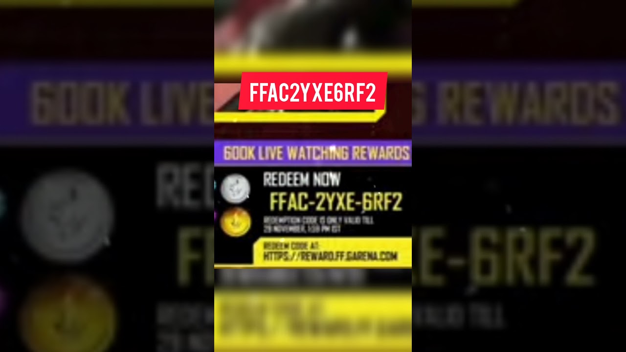 Free fire FFAC redeem code came 600k watching complete? FFAC2YXE6RF2 