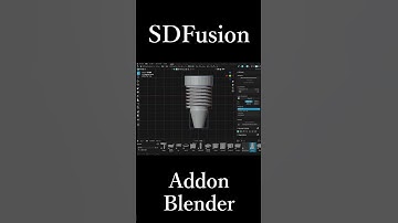 Blenderのアドオン「SDFusion」の紹介動画です。概要欄にURLがあります。#blender #addon #sdfussion