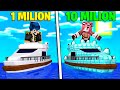 BARCA DA 1.000.000€ VS BARCA DA 10.000.000€! - MINECRAFT