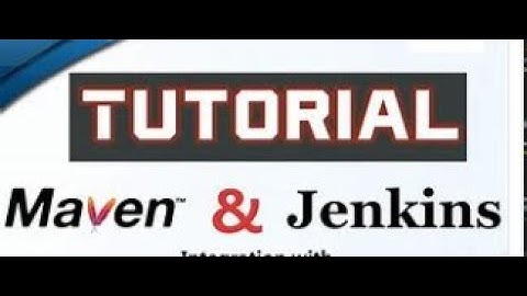 jenkins with  maven