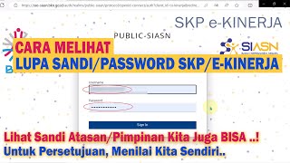 How to View FORGOTTEN E-PERFORMANCE PASSWORD or My SAPK | SKP.