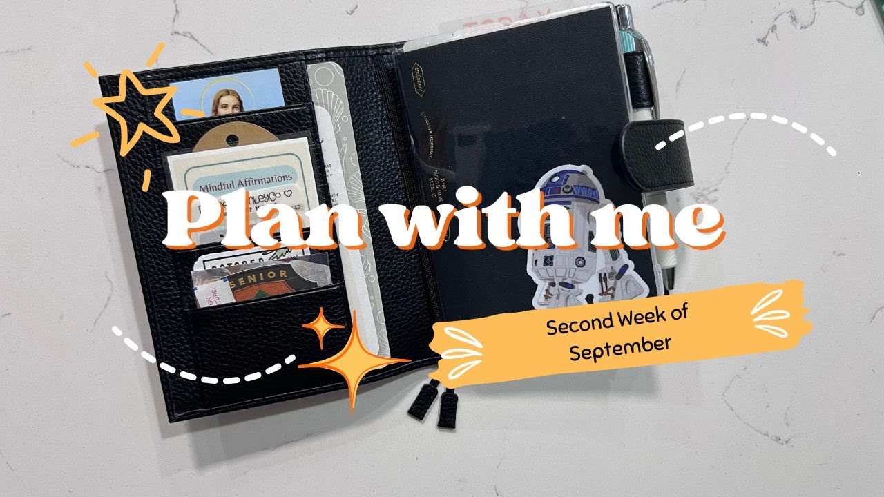 A6 Stalogy | Plan with Me | Second Week of September | Calming Music