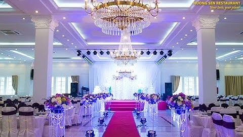 Thiết kế ánh sáng sân khấu nhà hàng tiệc cưới