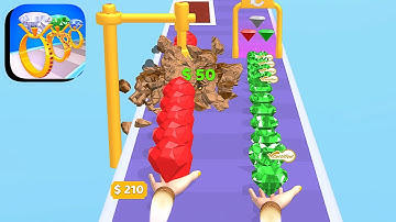 Gem Stack ​- All Levels Gameplay Android,ios (Levels 65-66)