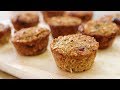 Healthy Oatmeal & Apple Muffins Recipe