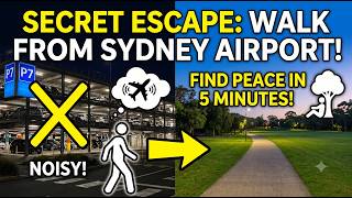 Secret 1km Walk from Sydney International Airport: Relaxing Park & Cheap Cafes!