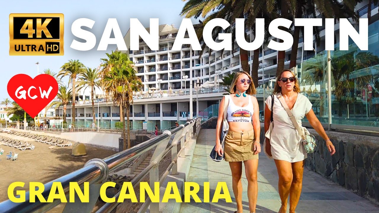 SAN AGUSTIN Gran Canaria July 20, 2024🔴Dunas Don Gregory Hotel to Las Burras Beach