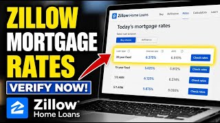 How to verify mortgage rates using Zillow Home Loans - Easy Tutorial