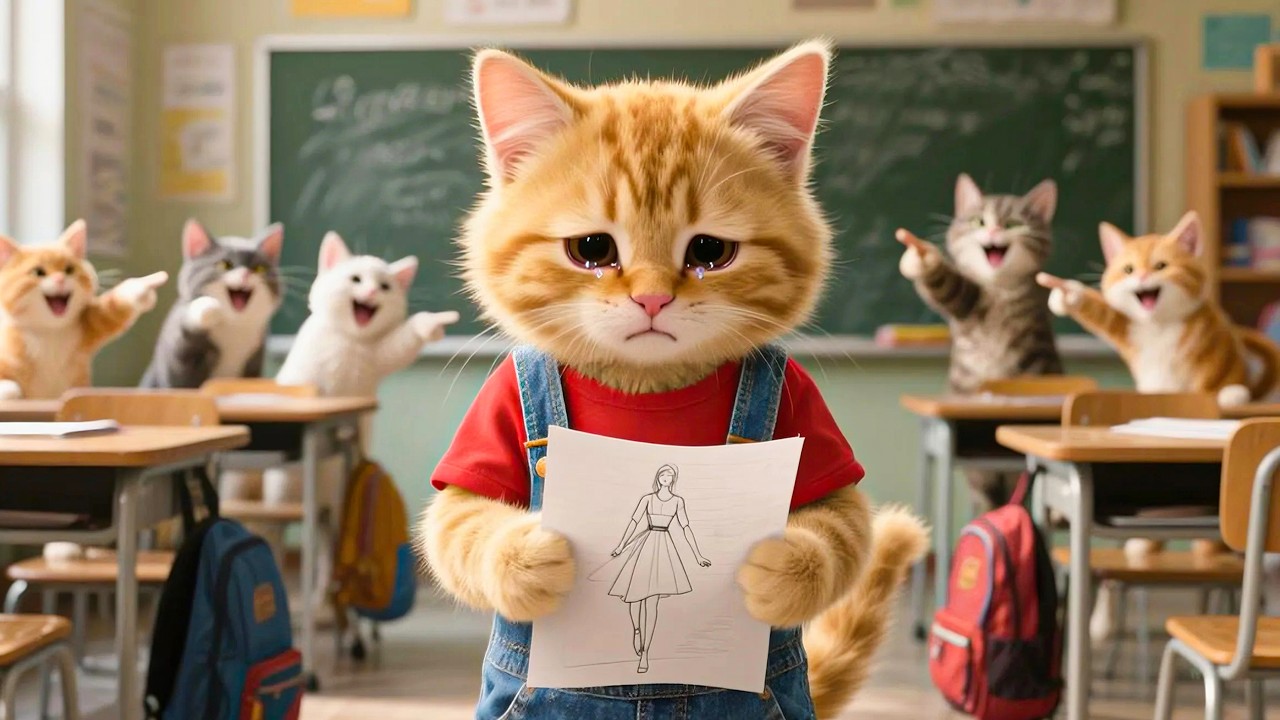 Ginger Kitten Is Teased for Fashion Designs – The Ending Shocks Everyone 👗🐱✨