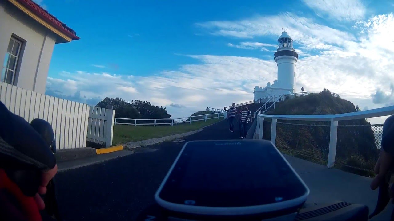cycling up to byron bay lighthouse YouTube