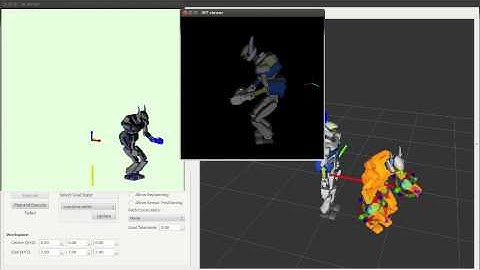 HRP2 Biped Motion Planning with MoveIt! and OMPL