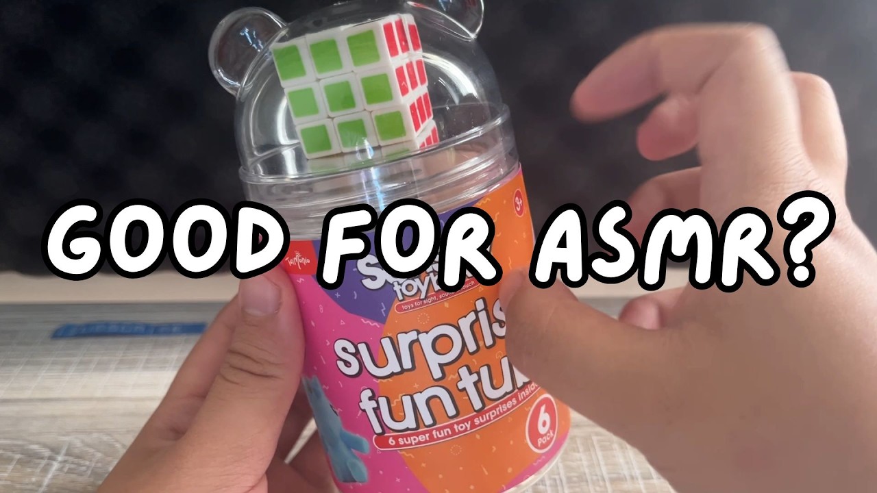 ASMR: unboxing and rating sensory toybox surprise fun tub