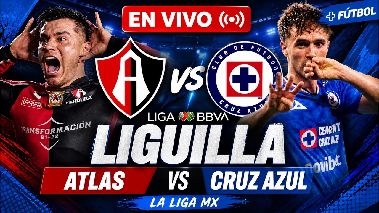 🔵 LIGA MX PLAYOFFS | CRUZ AZUL VS ATLAS EN VIVO | SIMULACIÓN CON ...