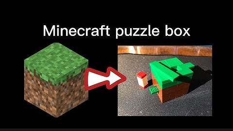 Lego Minecraft puzzle box level 3