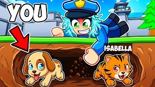Escaping In Roblox Pets Vs Police!