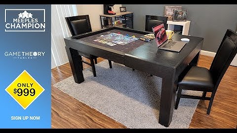 The Meeples Champion Game Table - $900 Off On Kickstarter