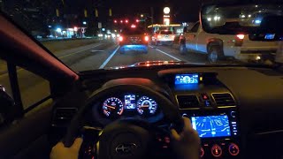 2021 Subaru WRX STI Base - 4K POV Night Drive