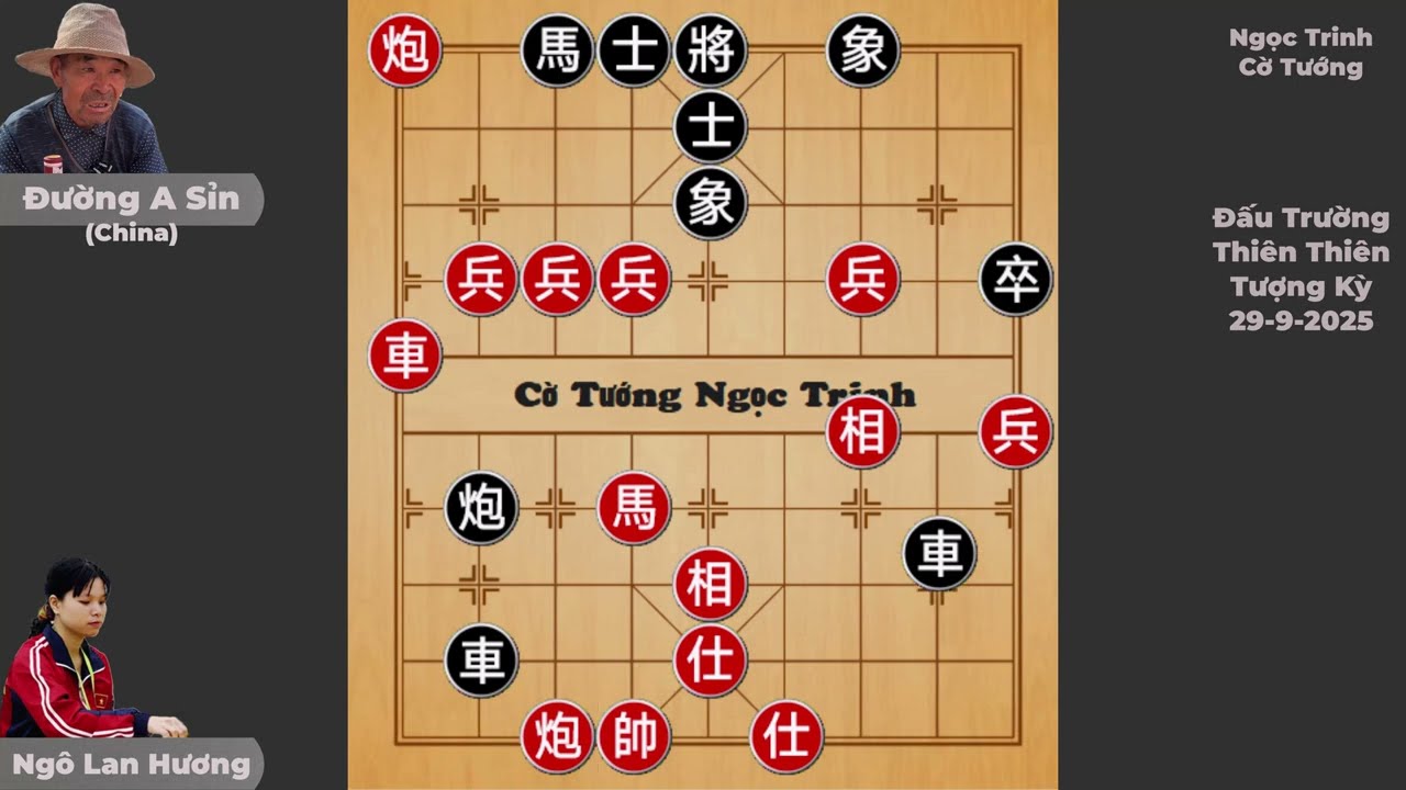 Cờ tướng - Ngô Lan Hương chạm trán Đại Sư mà cả Châu Á ai cũng sợ