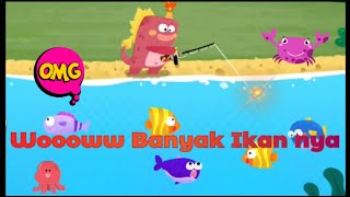 Dragon Monster Catch so Many Fish in The River, Play and Study @prokidzchannel5080