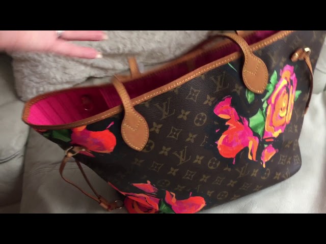 Louis Vuitton Monogram Graffiti Roses Neverfull MM Bag - Limited Edition - Louis  Vuitton