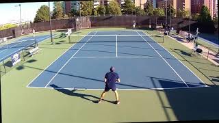 An Epic Clash!!  Colo State Open Final, Men's 65 Singles, World No 1 Sr Player vs Ambidextrous App