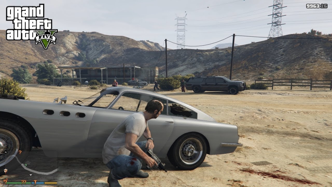 GTA 5 | Trevor Mafia Cargobob Deal Shootout + Five Star Escape | No ...