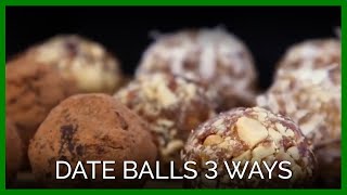 Date Balls 3 Ways | Vegan Dessert Recipe