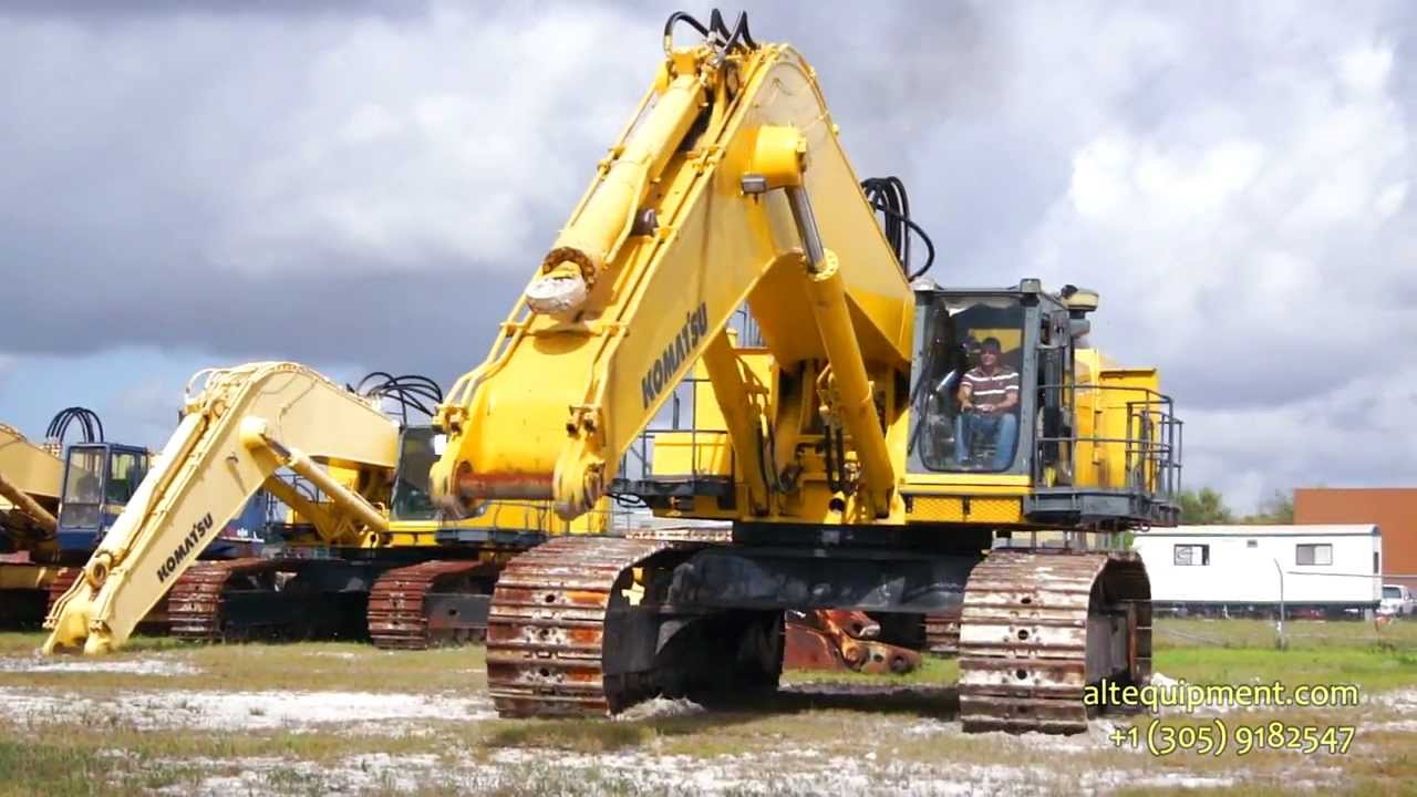 Used Komatsu Pc1100 1998 Excavator For Sale Youtube