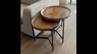Celebrity Nesting side tables- compact and versatile for any room. Profile