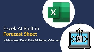 Excel and AI: Forecast sheet