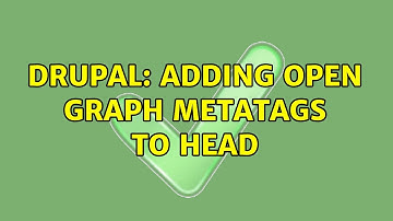 Drupal: adding open graph metatags to head