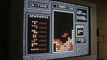 TETRIS NES NTSC lvl 18 max out