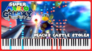 Peachs Castle Stolen ~ Super Mario Galaxy | Piano Cover (+ Sheet Music)