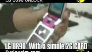 LG U890 UNLOCKING with FuriouSim.com