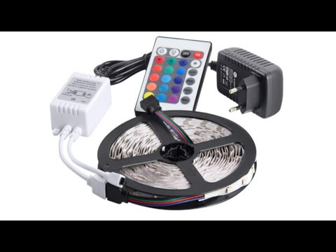 Video: LED traka s daljinskim upravljačem i kontrolerom