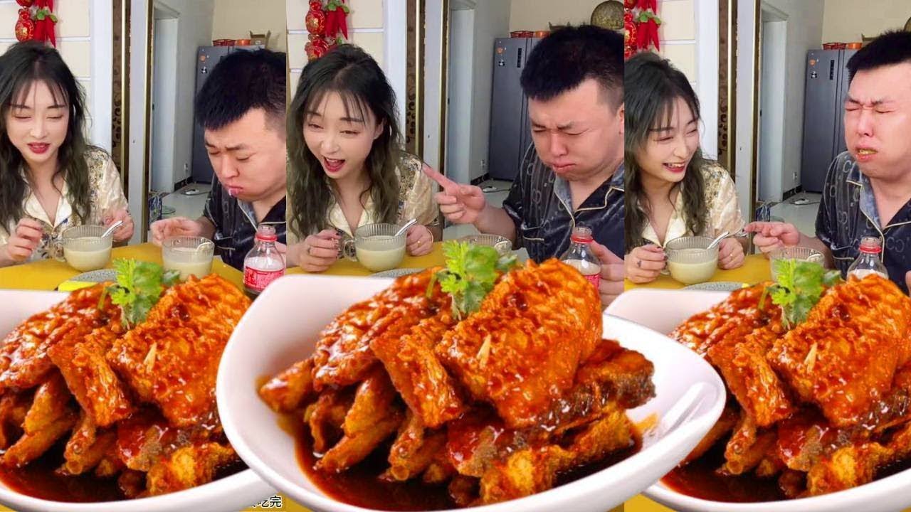 My husband wanted to see me drink wasabi, but I ended up seeing it instead!