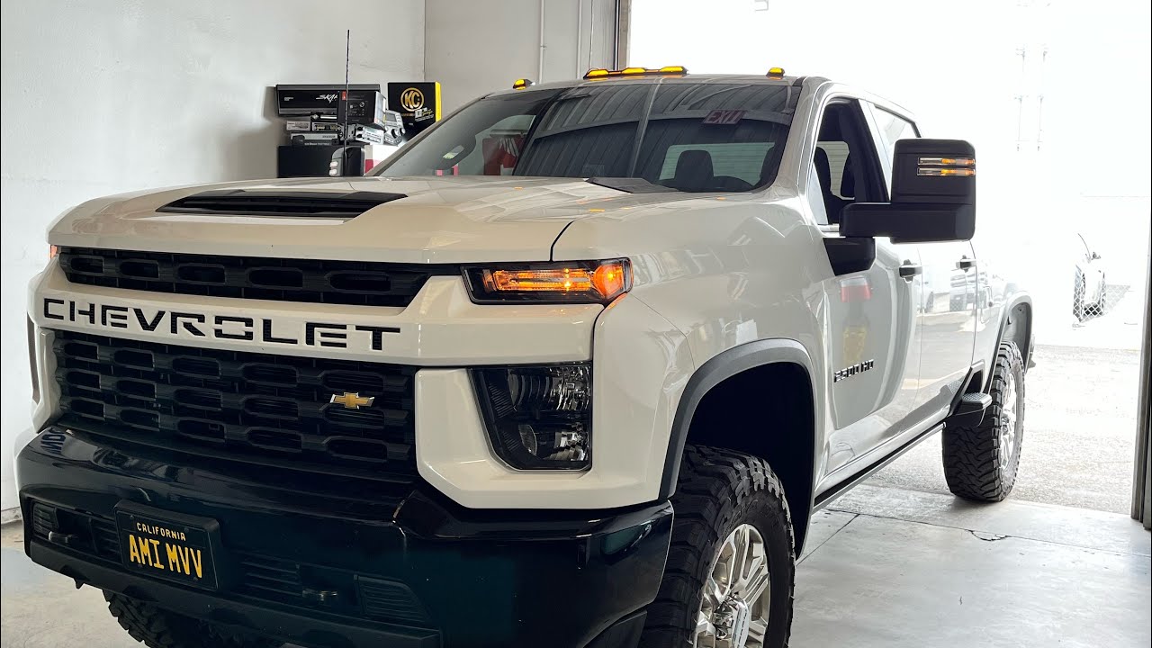 2023 Chevrolet Silverado 2500HD Cab Lights installation YouTube