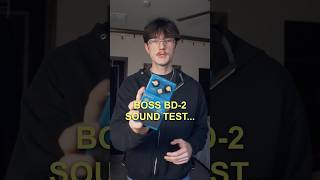 BOSS BD-2 sound test… #guitarpedal #bosspedals #bd2 #bluesdriver #guitarist