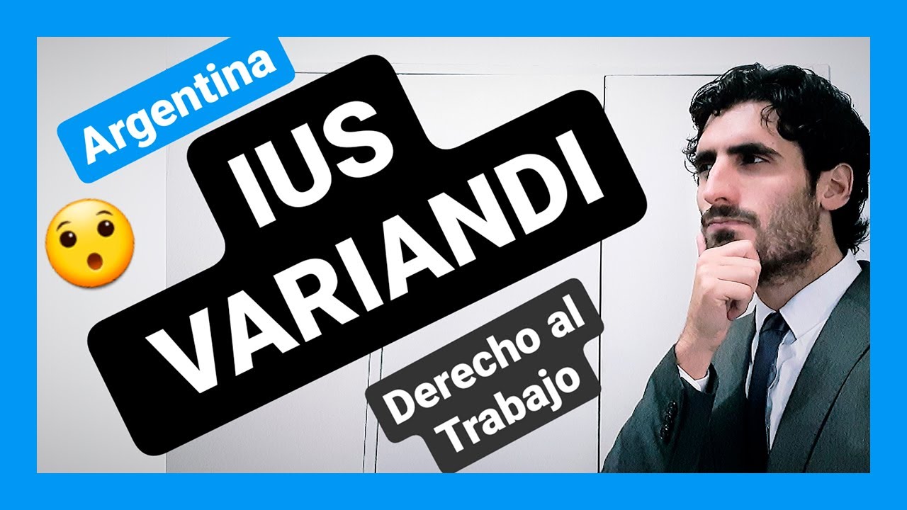 ⚖️ CLASE PRACTICA: Introducción al IUS VARIANDI –INTERCAMBIO TELEGRÁFICO– DERECHO Al TRABAJO ARG ⚖️