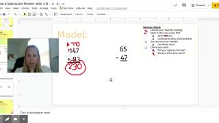 Addition & Subtraction Review- after 3.13 - Google Slides